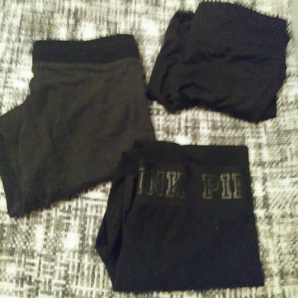 3 pair of Victoria secret leggings